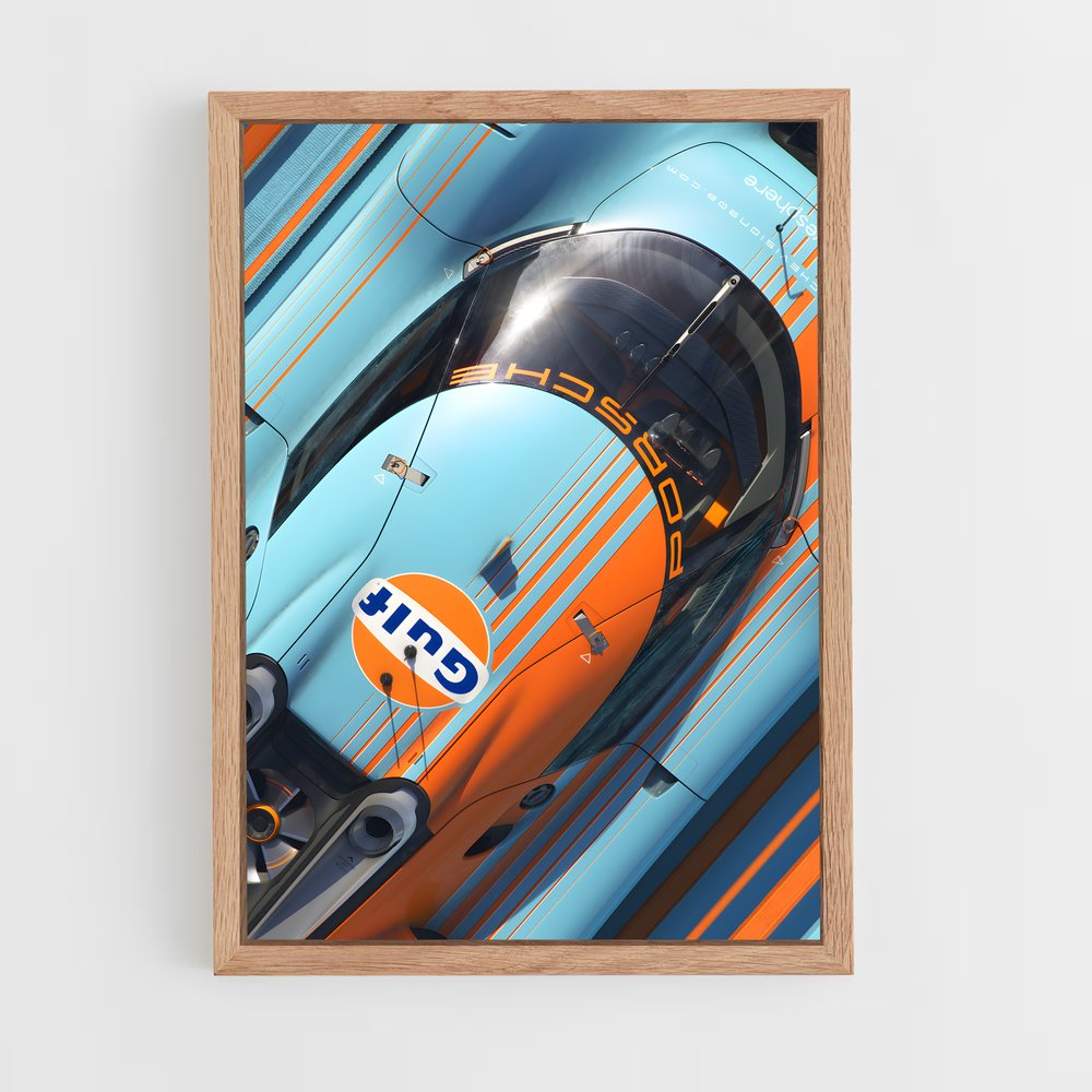 Poster Vitesse Horizon – affiche Porsche (vue 4)